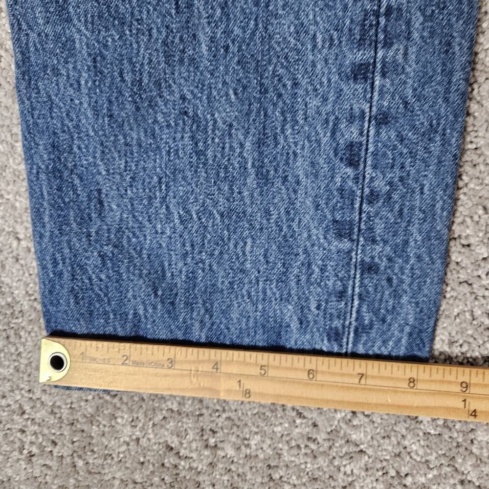 Levis 501 Jeans Men 34X34 (Fit 32X32.5) Blue Denim Straight Leg Button Fly - Picture 11 of 11